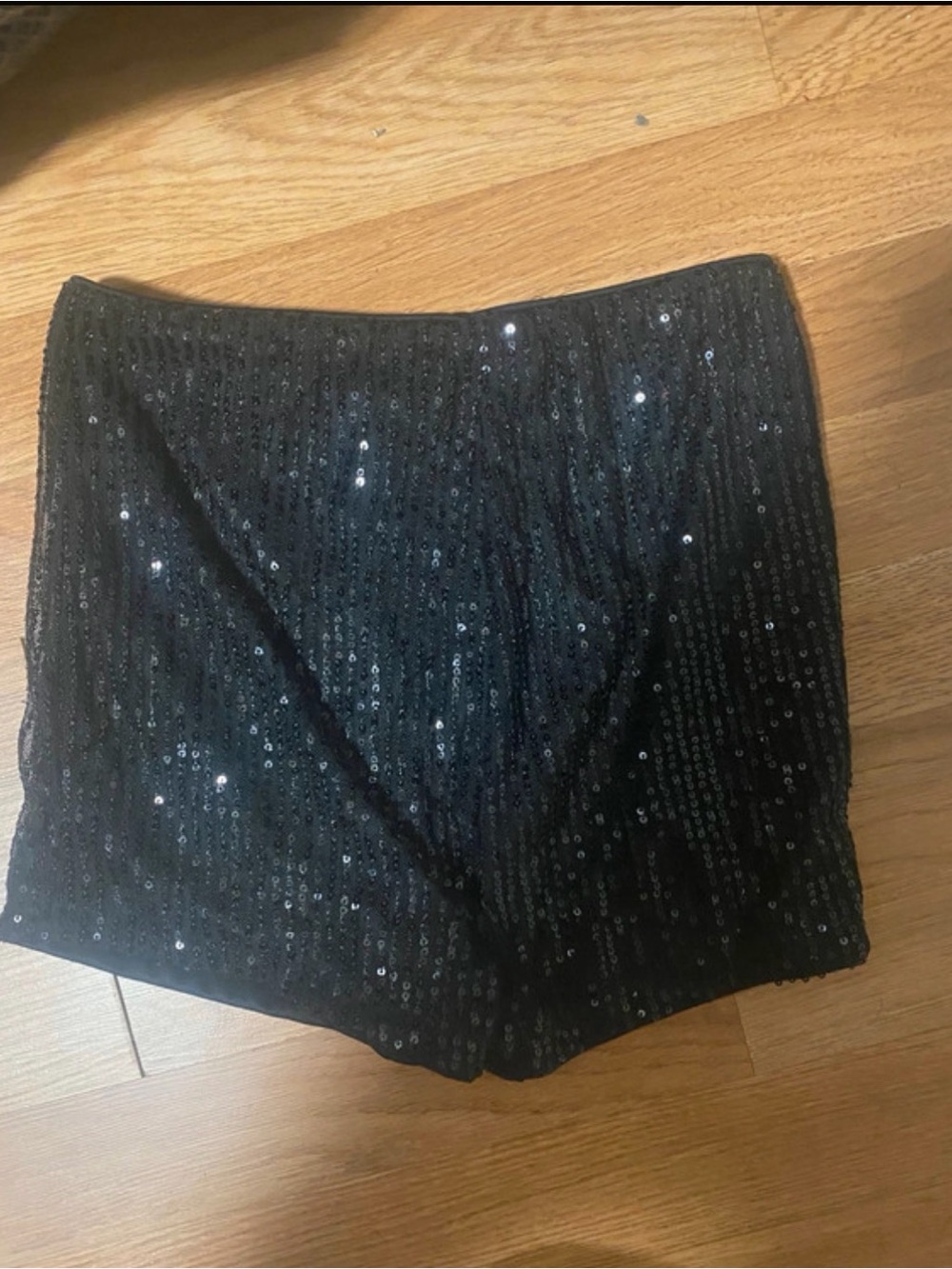 Black Sequin shorts - Sleek Party Style